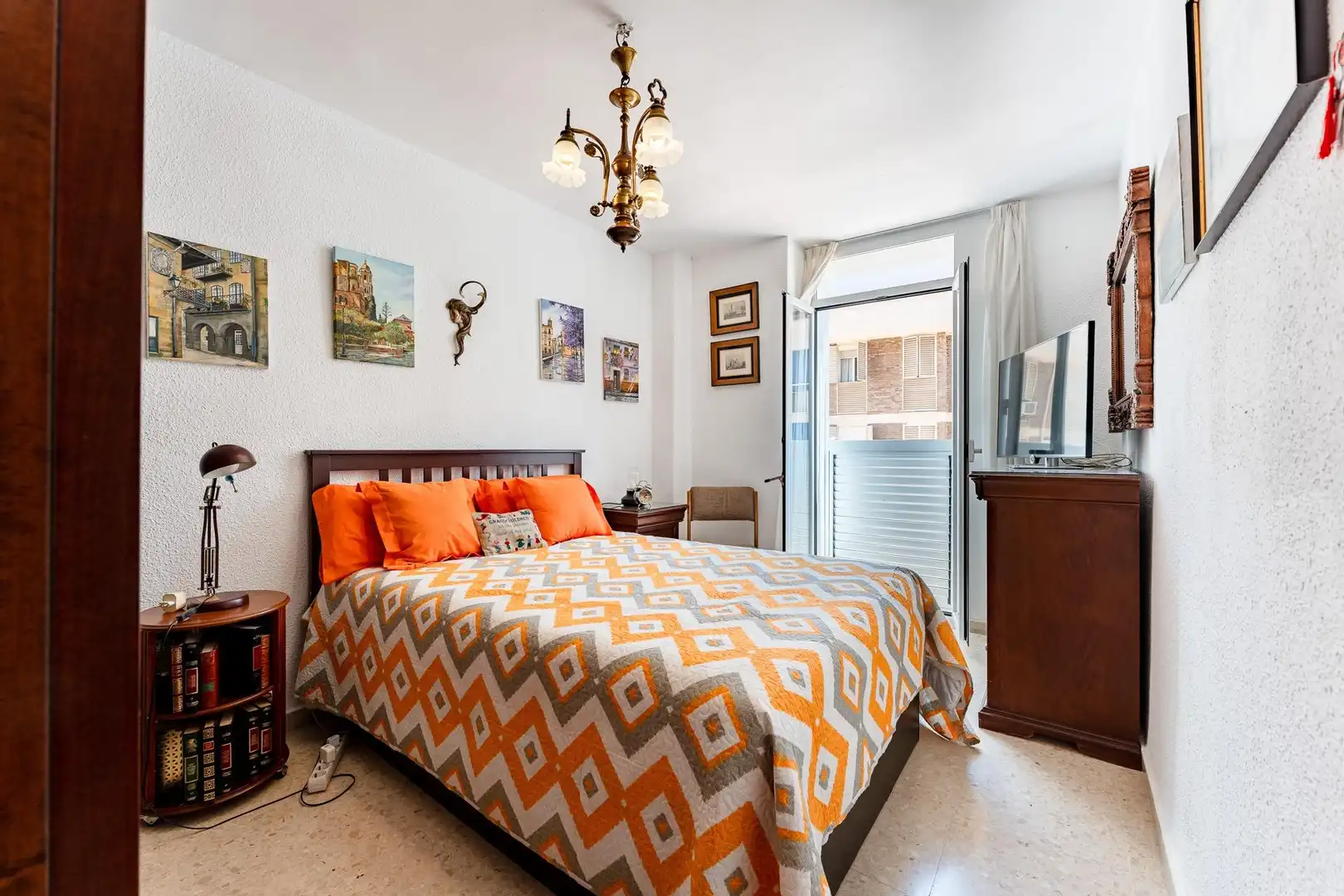 Bedroom of Flat for sale in Málaga  with Air Conditioner and Heating