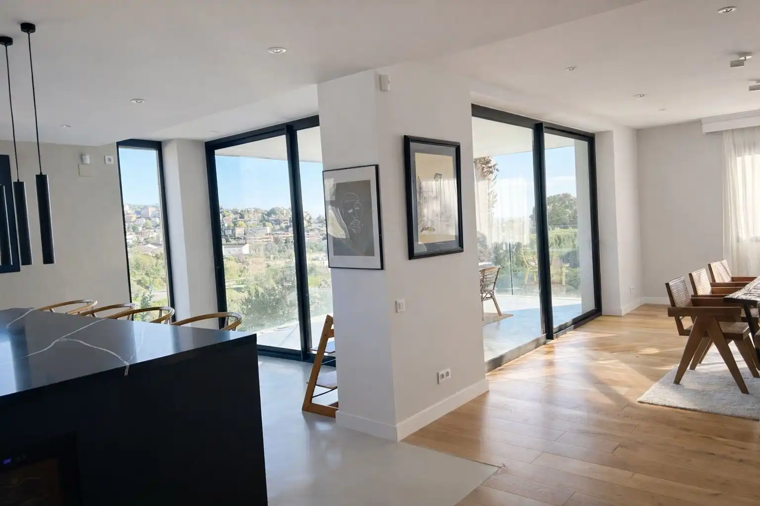 Wohnzimmer von Haus oder Chalet zur Miete in Sant Just Desvern mit Klimaanlage, Heizung und Terrasse