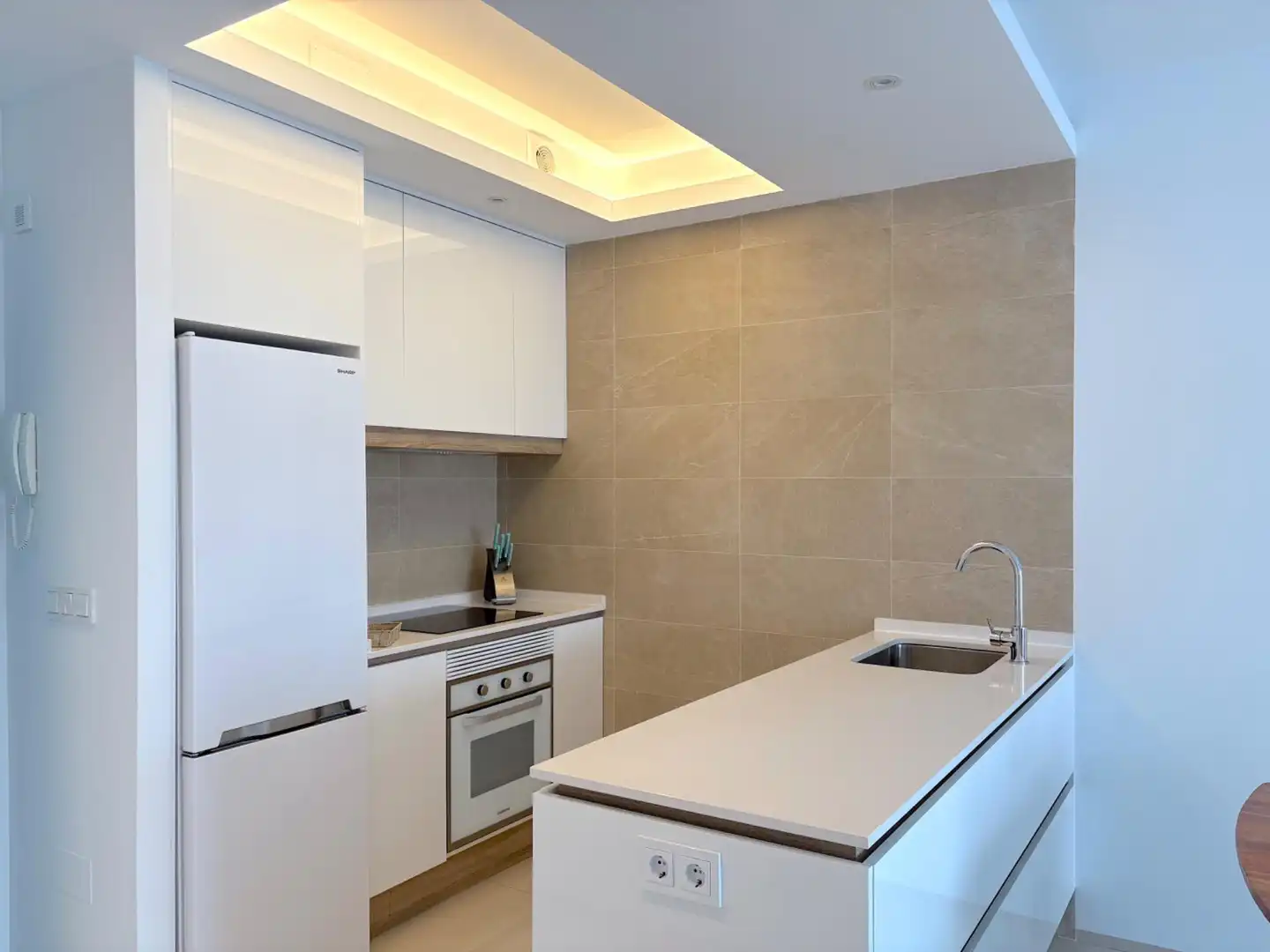 Cocina de Apartamento en venta en Rojales con Aire acondicionado, Jardín privado y Terraza