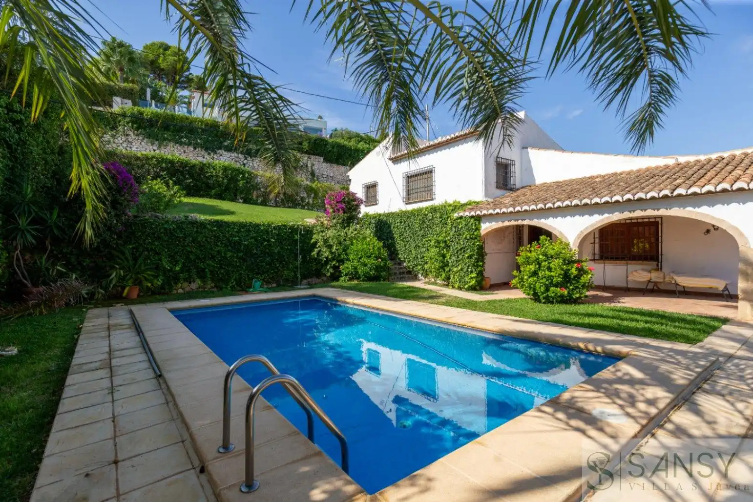 Garden of Houses for sale in Jávea / Xàbia  with Heating and Swimming Pool