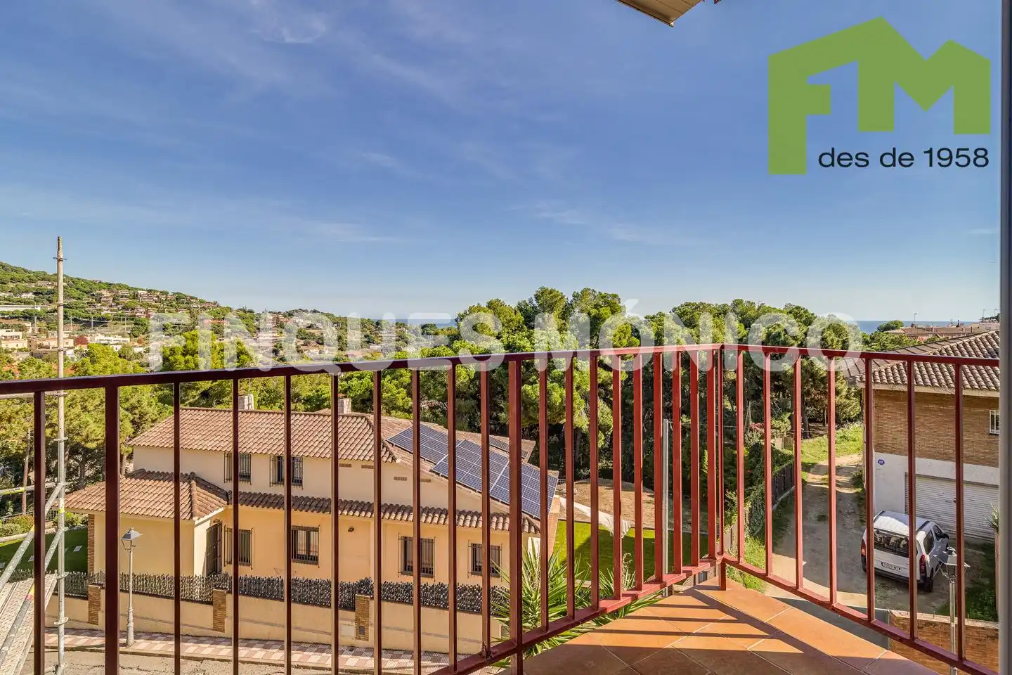 Terraza de Piso de alquiler en Teià con Calefacción, Parquet y Terraza