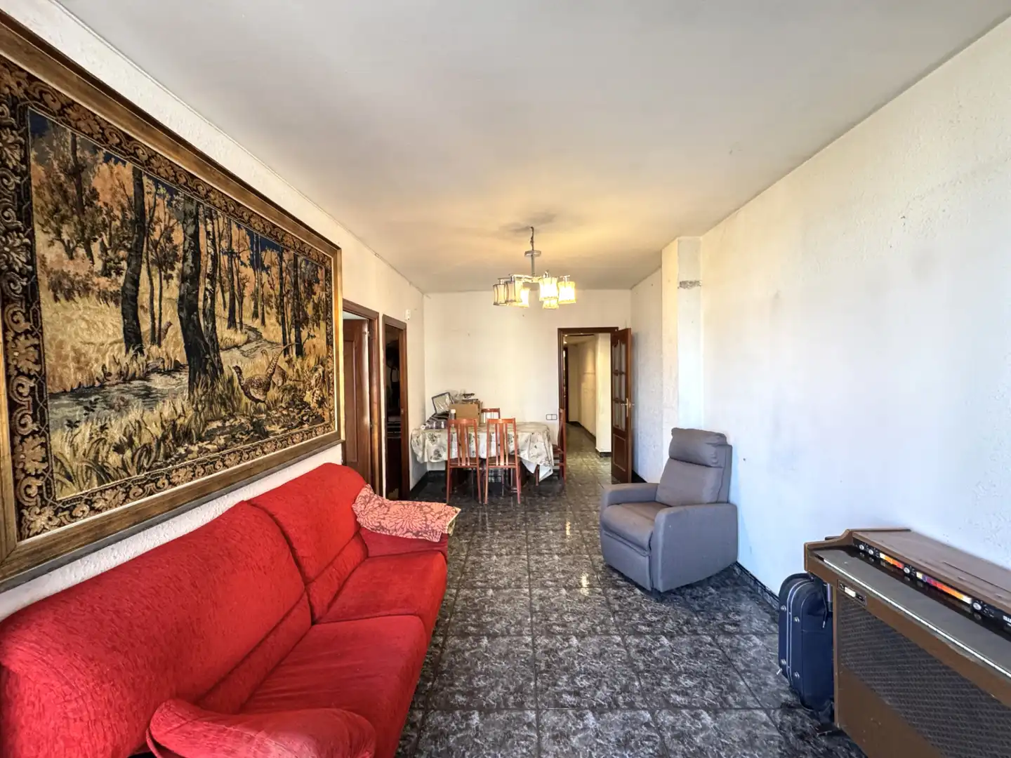 Sala d'estar de Pis en venda en Barcelona amb Balcó i Alarma
