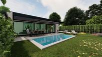 Piscina de Casa adosada en venda en Matadepera amb Jardí privat i Piscina