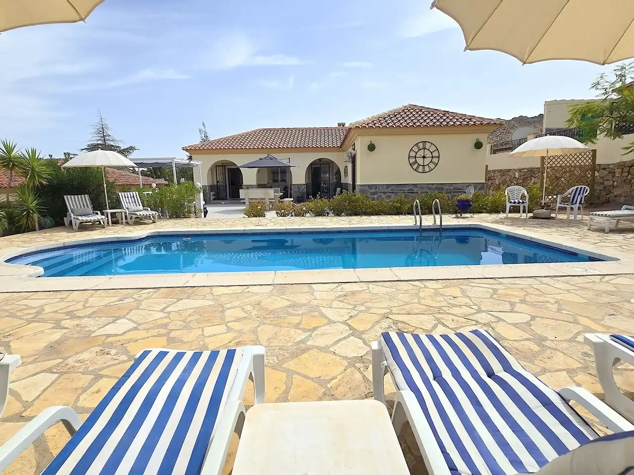 Piscina de Casa o xalet en venda en Arboleas amb Aire condicionat, Terrassa i Piscina