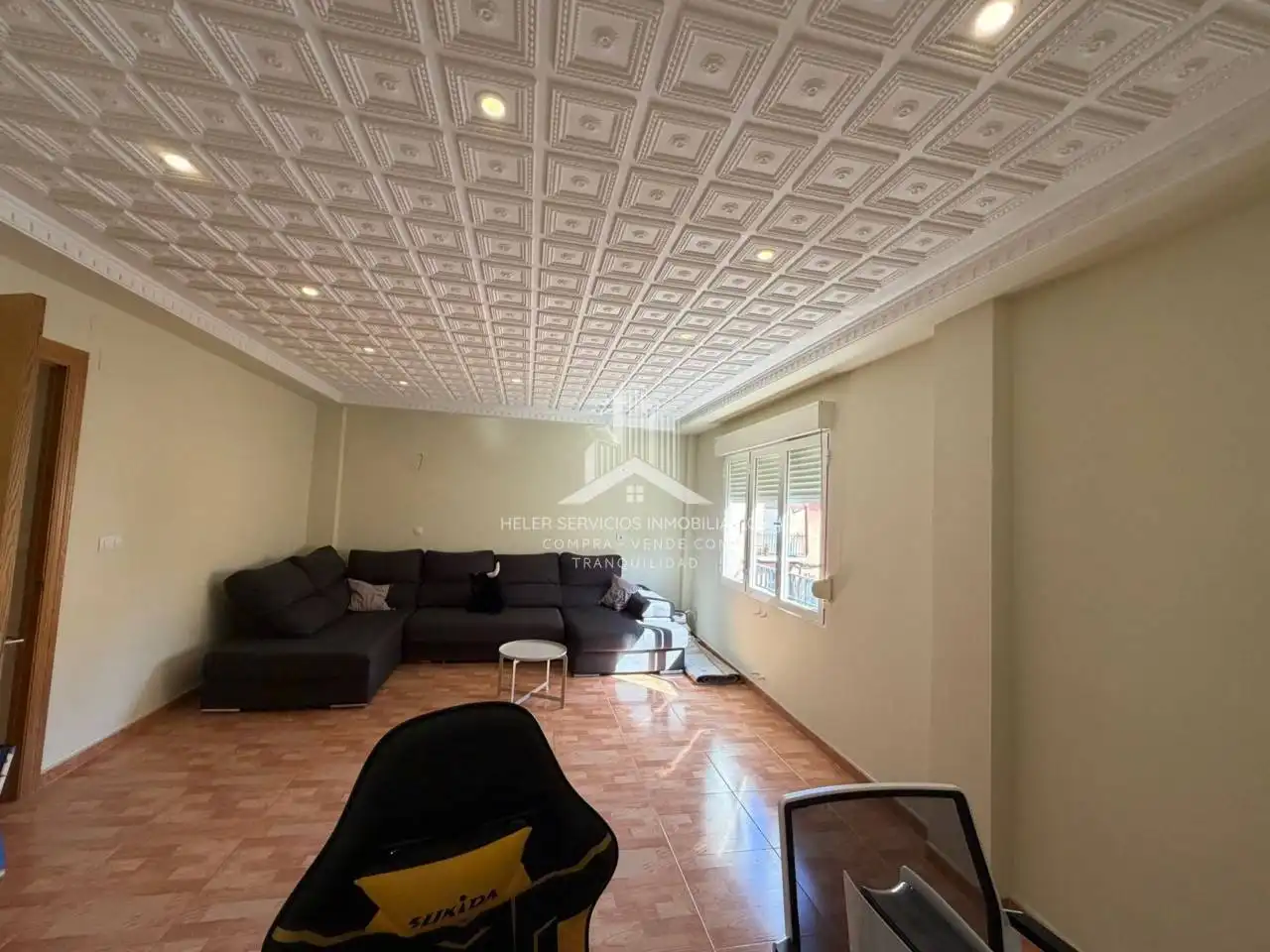 Sala d'estar de Apartament en venda en Vila-real amb Parquet, Terrassa i Traster