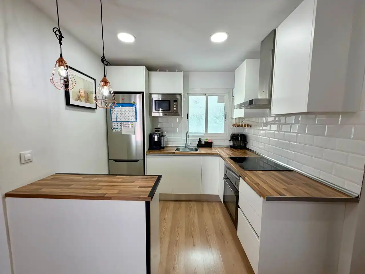 Kitchen of Attic for sale in Barcelona  with Air Conditioner, Heating and Parquet flooring