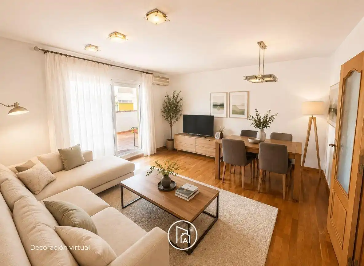 Sala de estar de Ático en venta en Paterna con Parquet, Terraza y Trastero