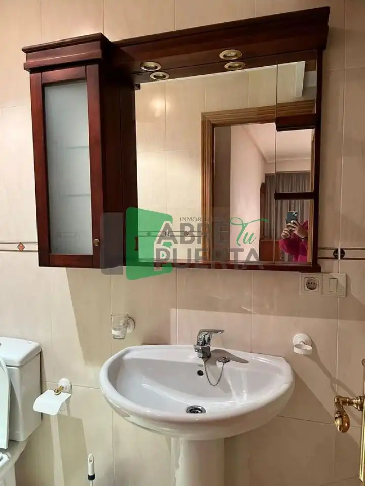 Bany de Pis de lloguer en Ourense Capital  amb Calefacció, Parquet i Moblat
