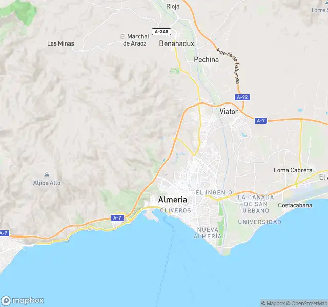 Vista exterior de Oficina en venta en Almería
