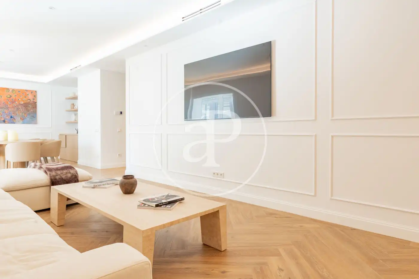 Wohnzimmer von Wohnung zum Verkauf in Madrid mit Klimaanlage, Heizung und Abstellraum