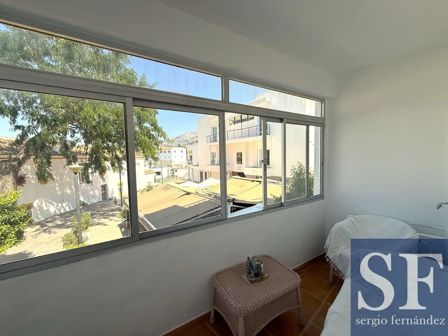 Terraza de Casa adosada en venta en Cómpeta