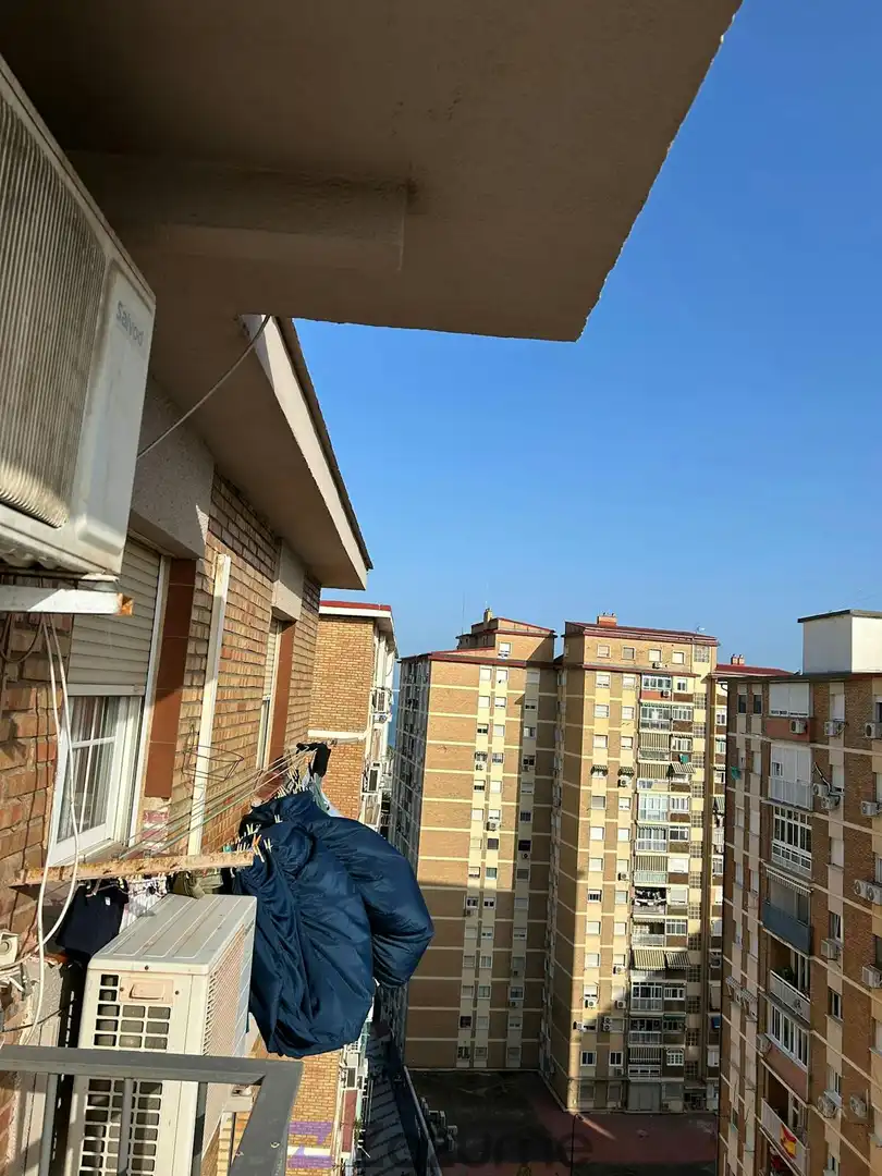 Terraza de Piso de alquiler en Málaga con Aire acondicionado, Calefacción y Parquet