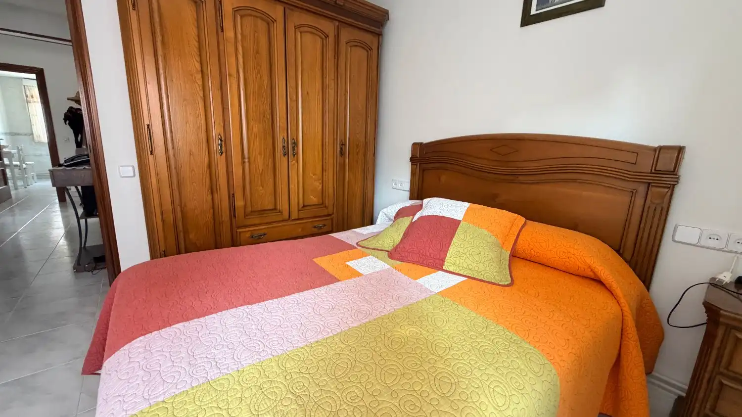 Schlafzimmer von Wohnung zum Verkauf in Ferrol mit Heizung und Möbliert