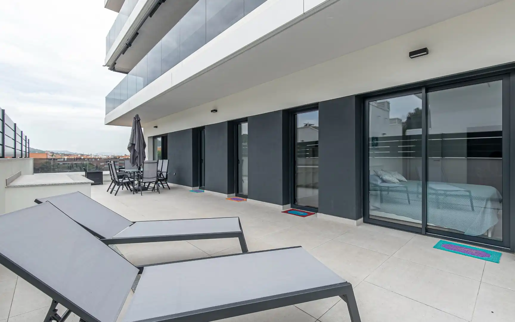 Terraza de Piso de alquiler en Sant Boi de Llobregat con Aire acondicionado, Calefacción y Jardín privado