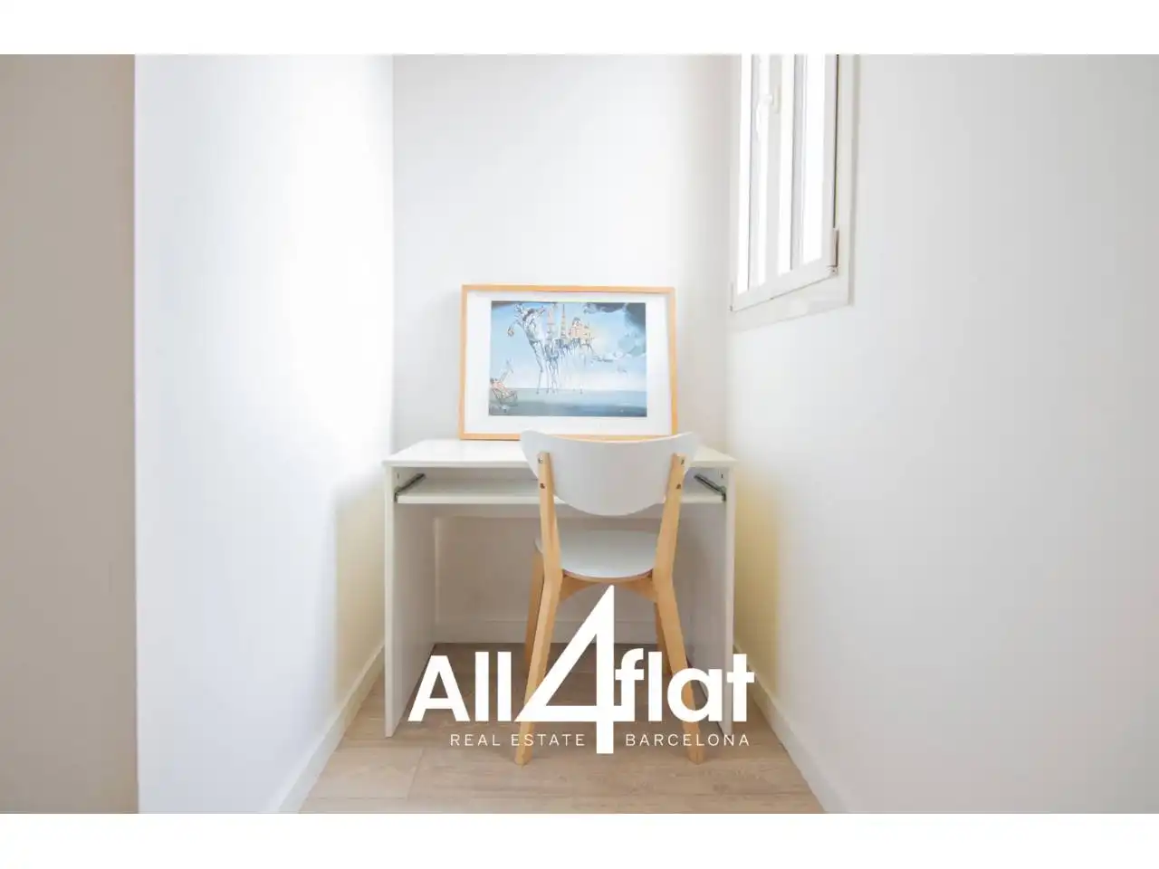 Bedroom of Flat for sale in Barcelona  with Air Conditioner, Parquet flooring and Terrace