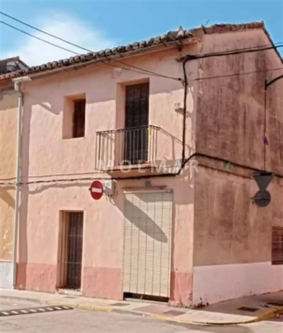 Exterior view of Houses for sale in Polinyà de Xúquer  with Balcony