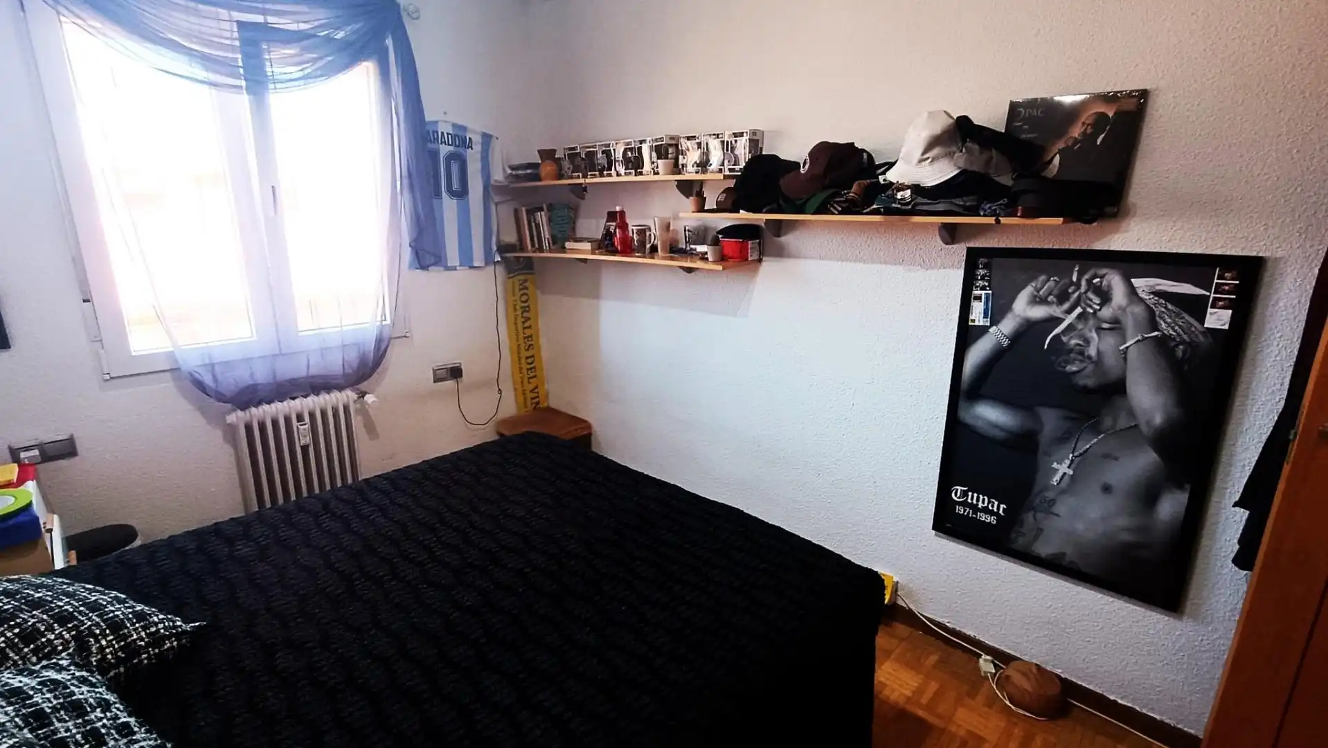 Schlafzimmer von Wohnung zum Verkauf in Zamora Capital  mit Heizung, Parkett und Terrasse