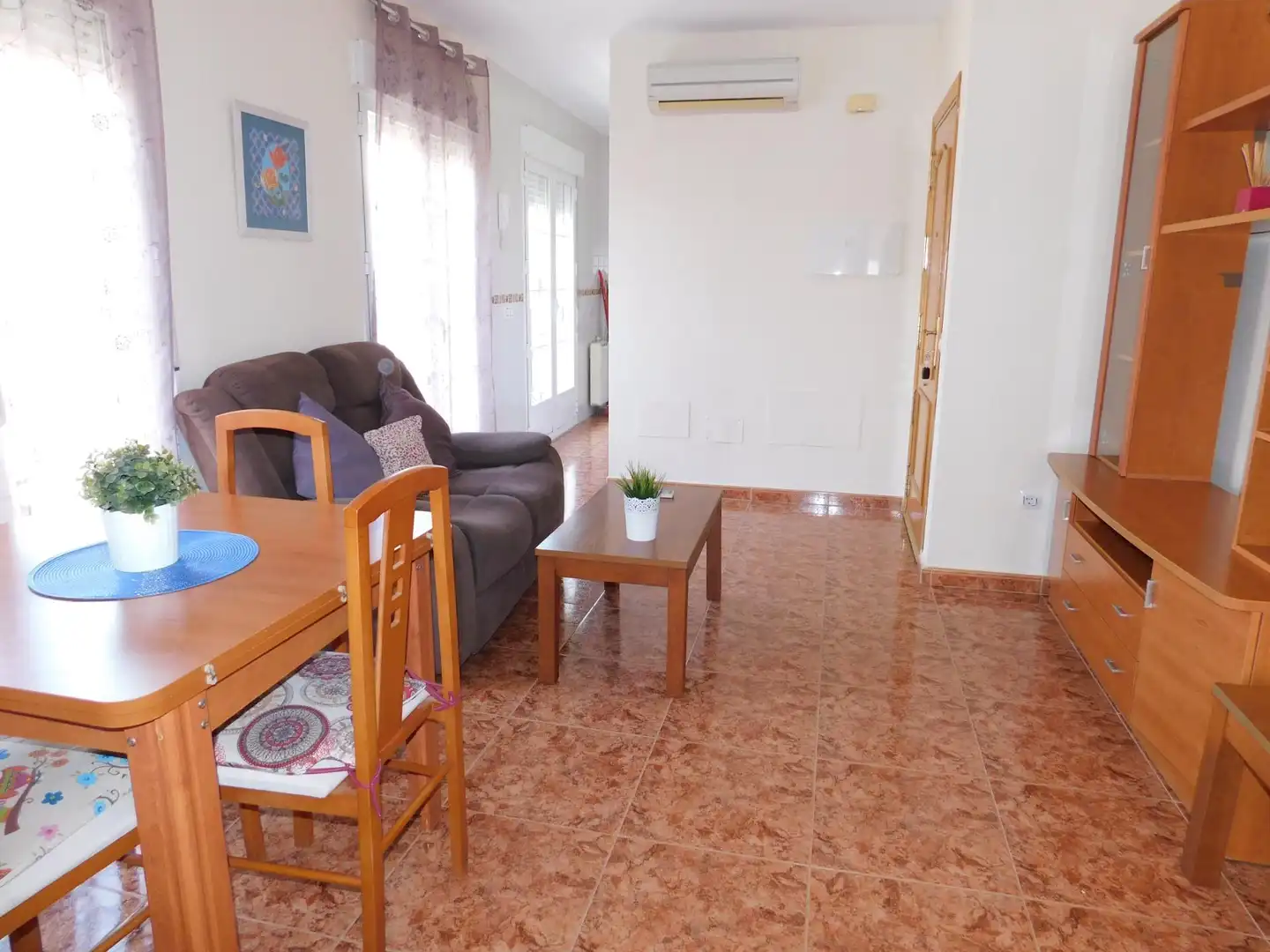 Living room of Flat for rent in Illescas  with Air Conditioner, Heating and Furnished