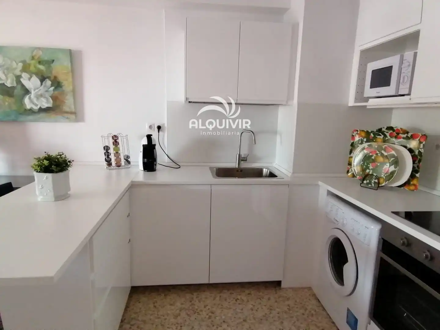 Kitchen of Flat for rent in Almonte  with Air Conditioner, Terrace and Furnished