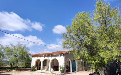 Exterior view of House or chalet for sale in Hondón de las Nieves / El Fondó de les Neus  with Heating, Private garden and Terrace