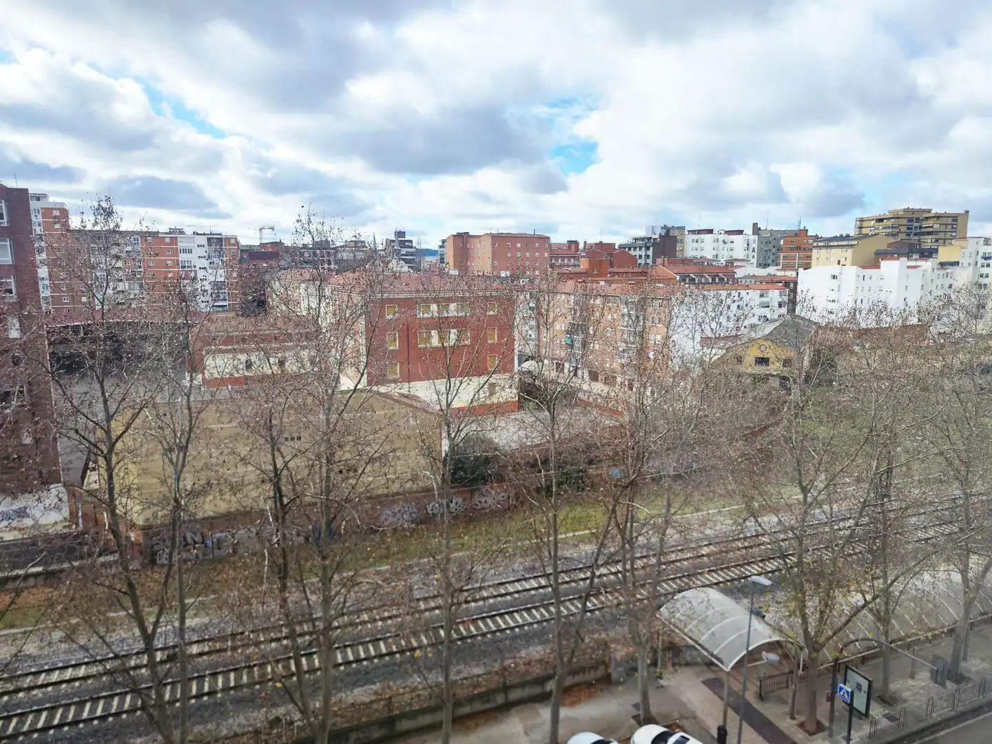Vista exterior de Pis en venda en Palencia amb Calefacció i Terrassa
