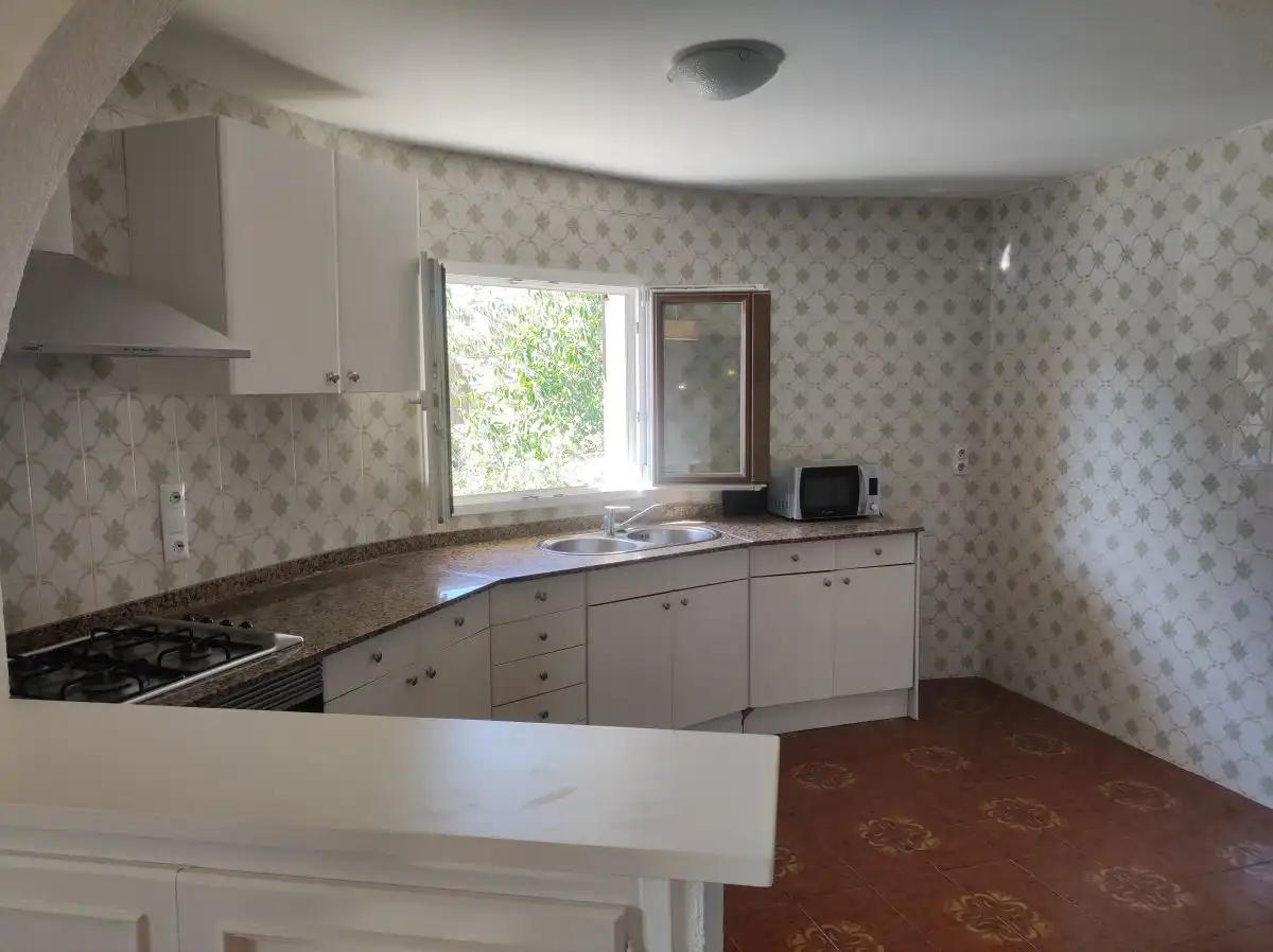 Cuina de Casa adosada de lloguer en Peñíscola / Peníscola amb Jardí privat, Terrassa i Traster