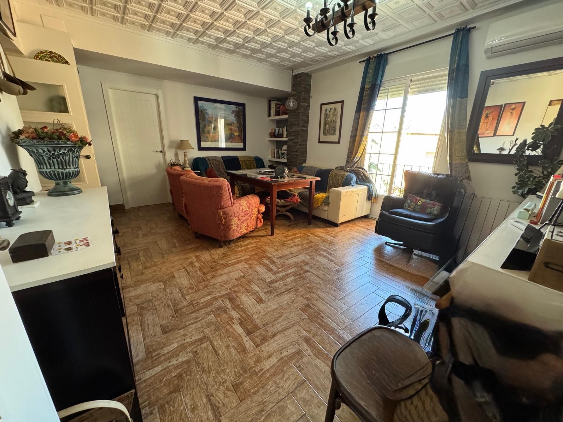 Living room of Flat for sale in Badajoz Capital  with Air Conditioner, Heating and Terrace