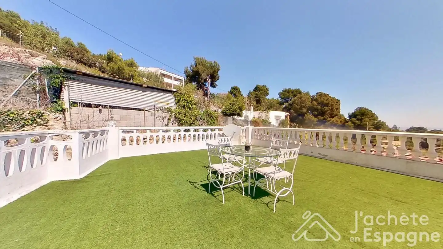 Terrace of Country homes for sale in Quart de les Valls  with Private garden, Terrace and Swimming Pool