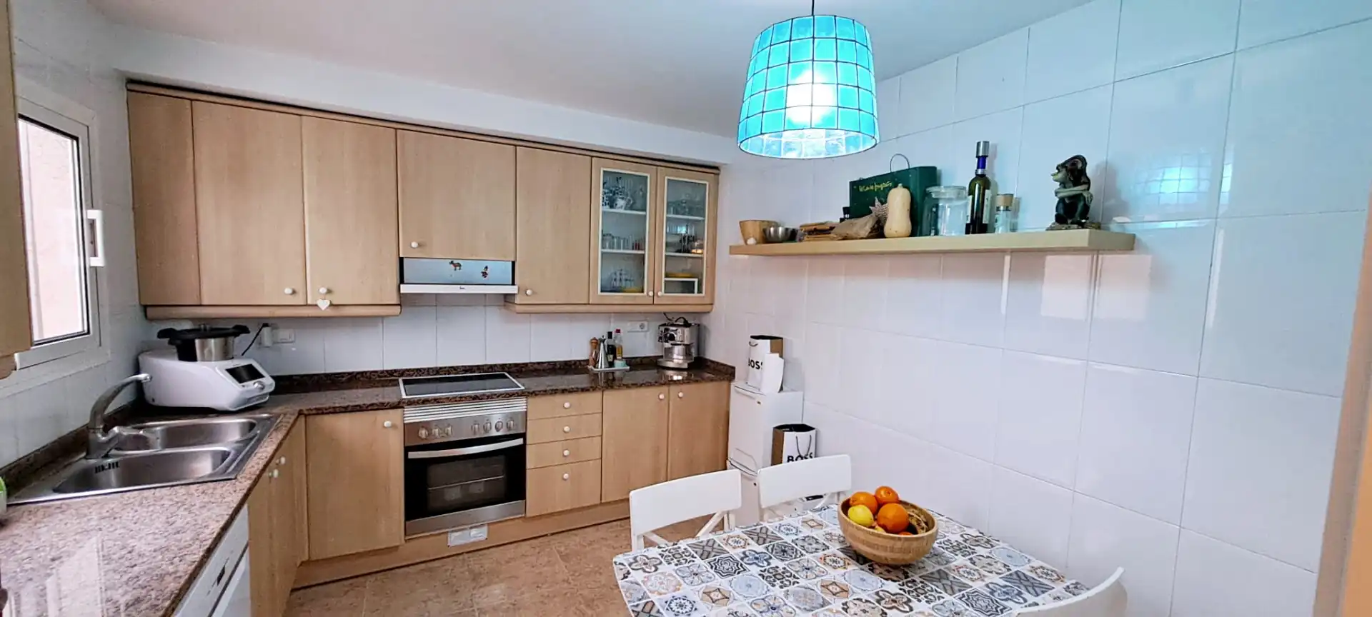 Cocina de Dúplex en venta en Malgrat de Mar con Aire acondicionado, Terraza y Amueblado