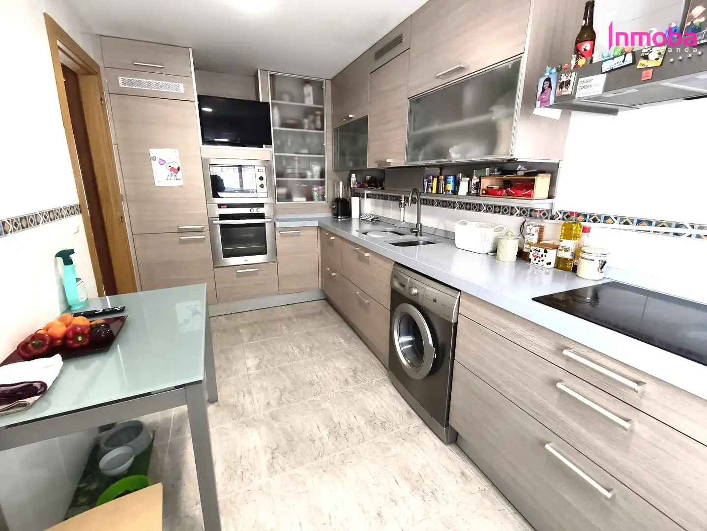 Cocina de Casa adosada en venta en Aranda de Duero con Calefacción y Jardín privado