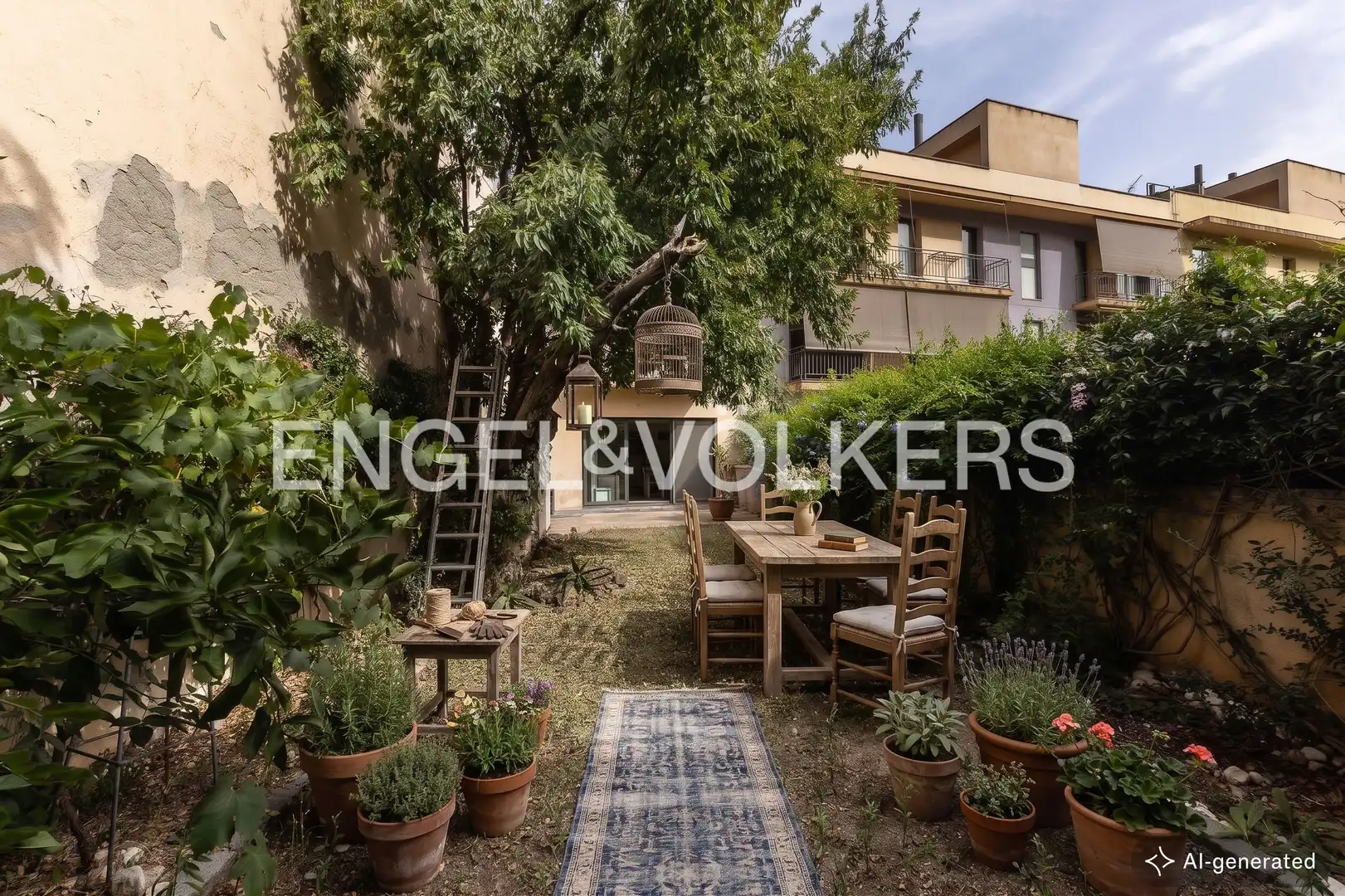 Terraza de Casa adosada en venta en Barcelona con Aire acondicionado, Calefacción y Jardín privado