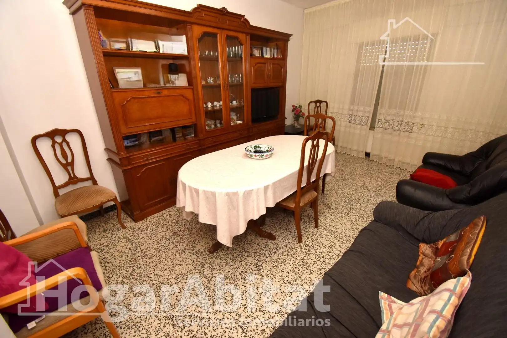Sala d'estar de Casa o xalet en venda en Almazora / Almassora amb Terrassa i Moblat