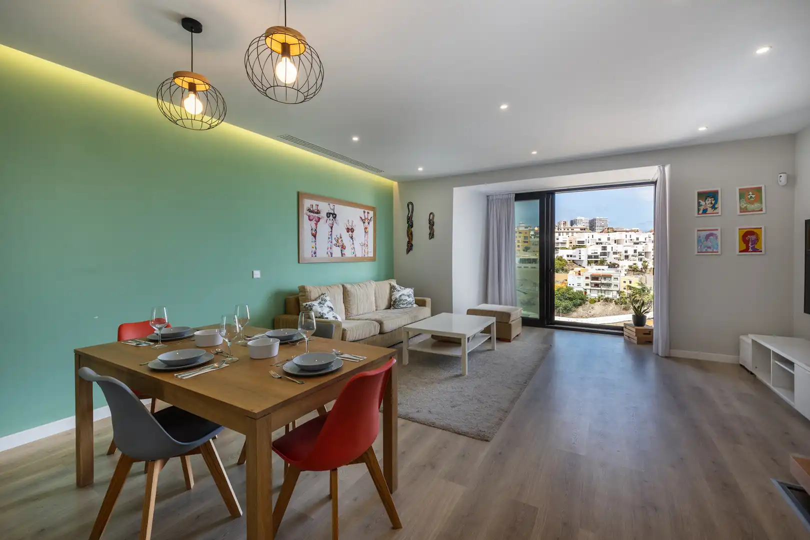 Living room of Houses for sale in Las Palmas de Gran Canaria  with Parquet flooring, Terrace and Furnished