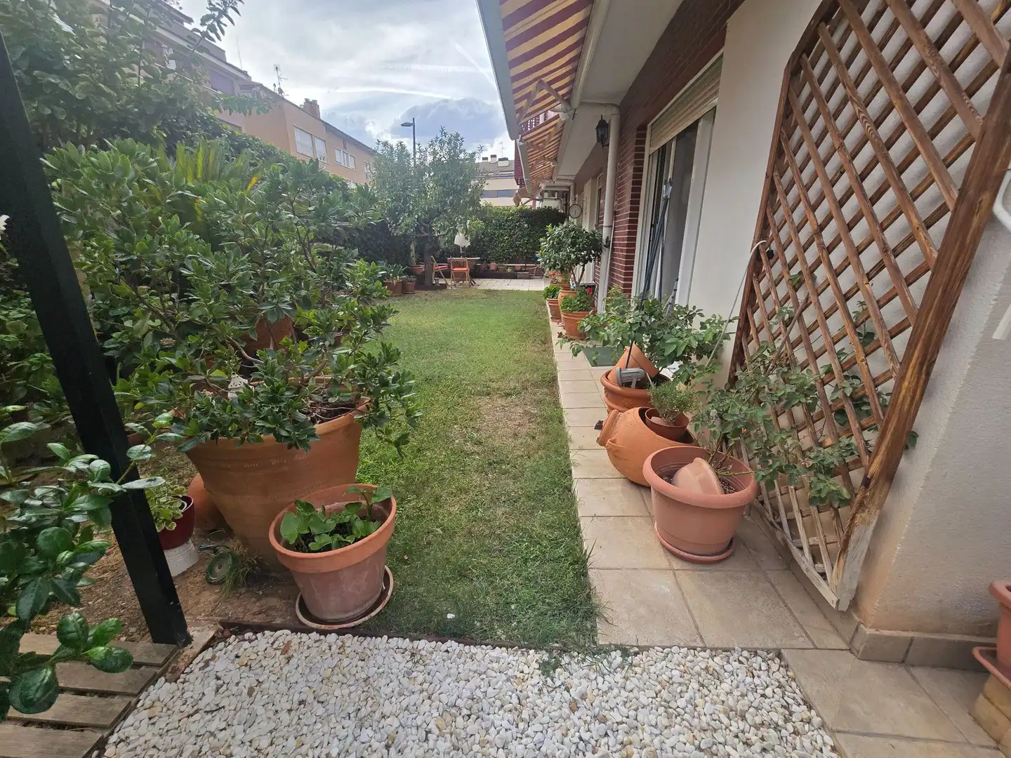 Jardí de Apartament en venda en Villamediana de Iregua amb Calefacció, Jardí privat i Terrassa