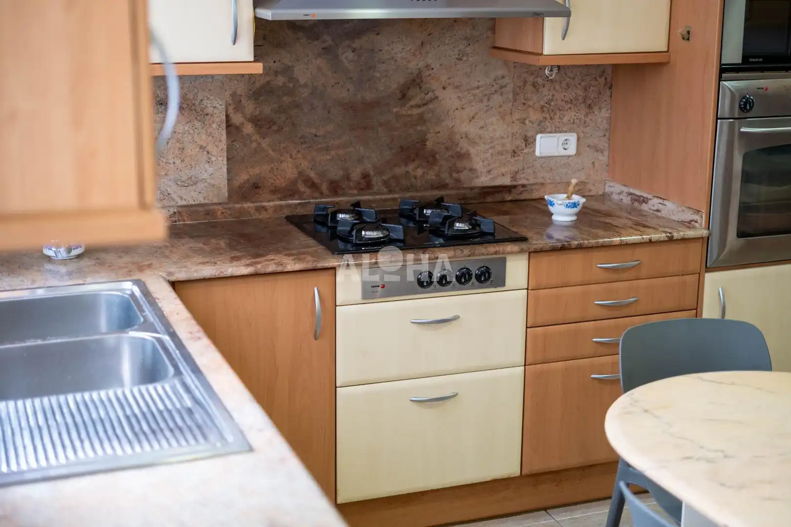 Cocina de Piso de alquiler en Valencia con Calefacción, Amueblado y Balcón