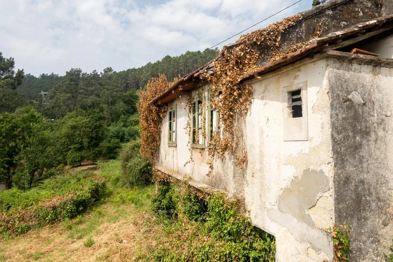 Vista exterior de Finca rústica en venda en Arbo amb Jardí privat
