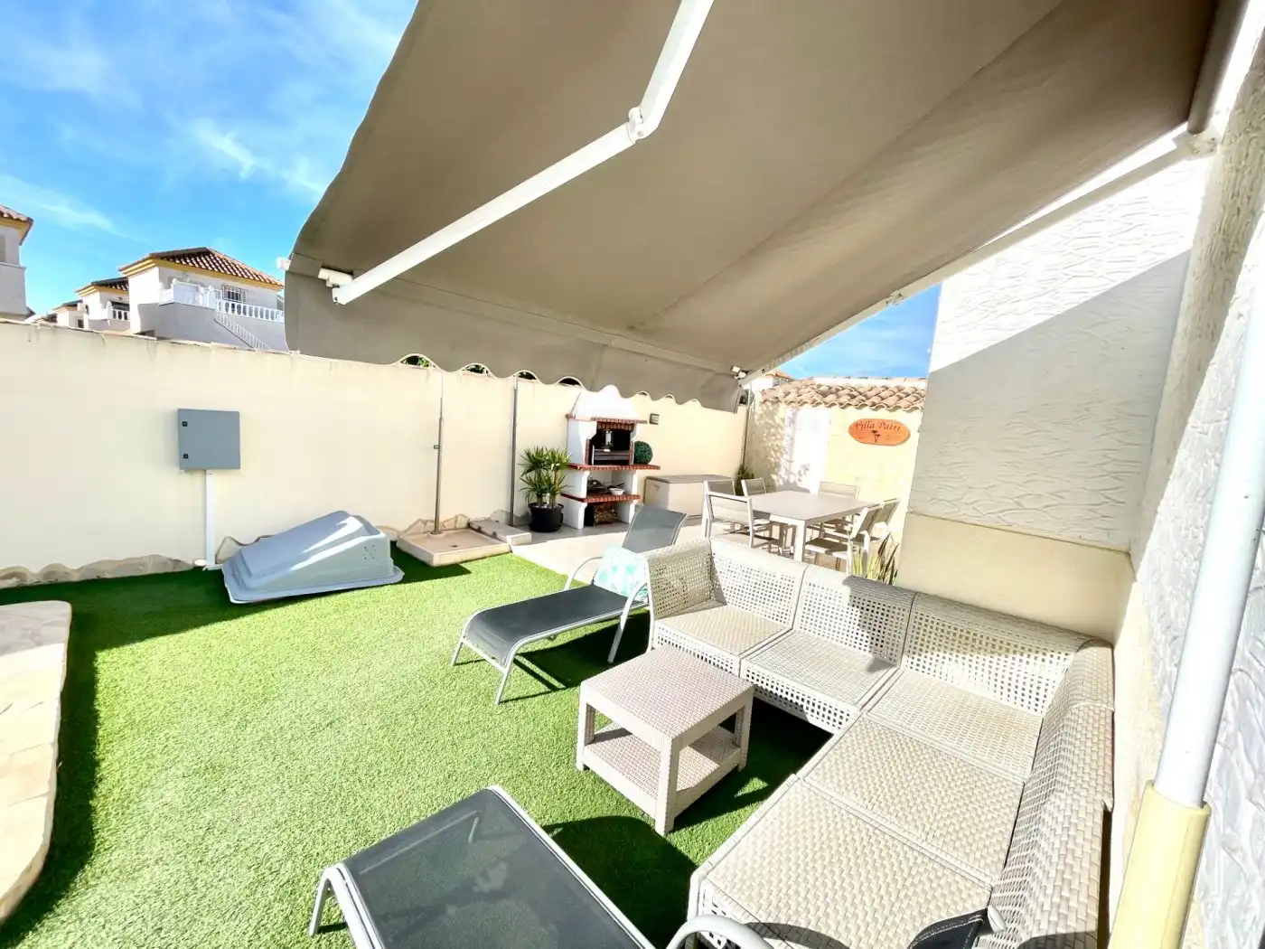 Terrace of Houses for rent in San Fulgencio  with Air Conditioner, Heating and Private garden