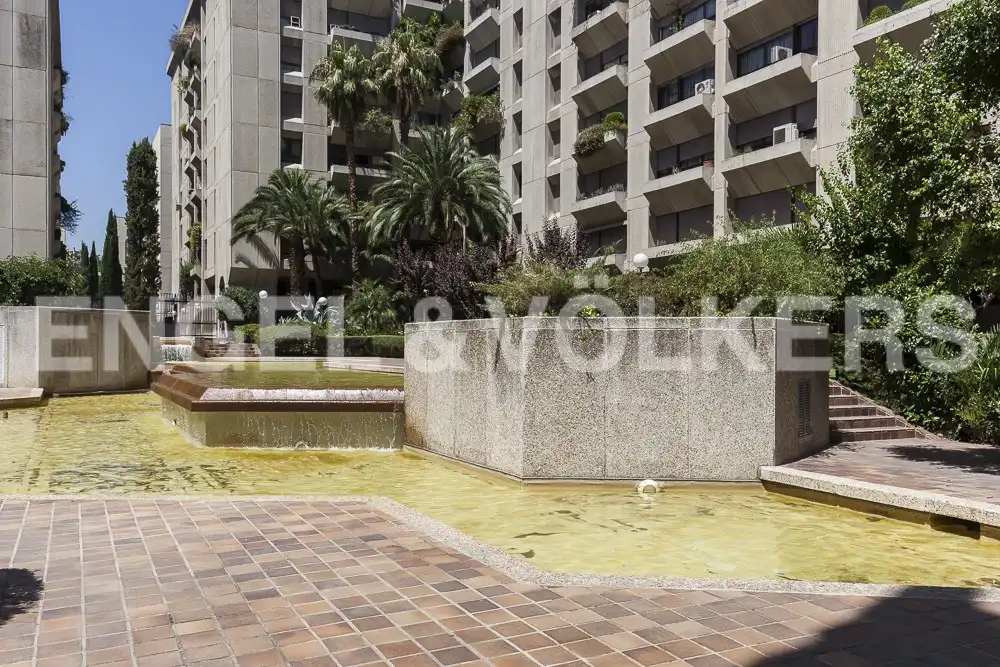 Exterior view of Flat for rent in Madrid  with Air Conditioner, Heating and Private garden