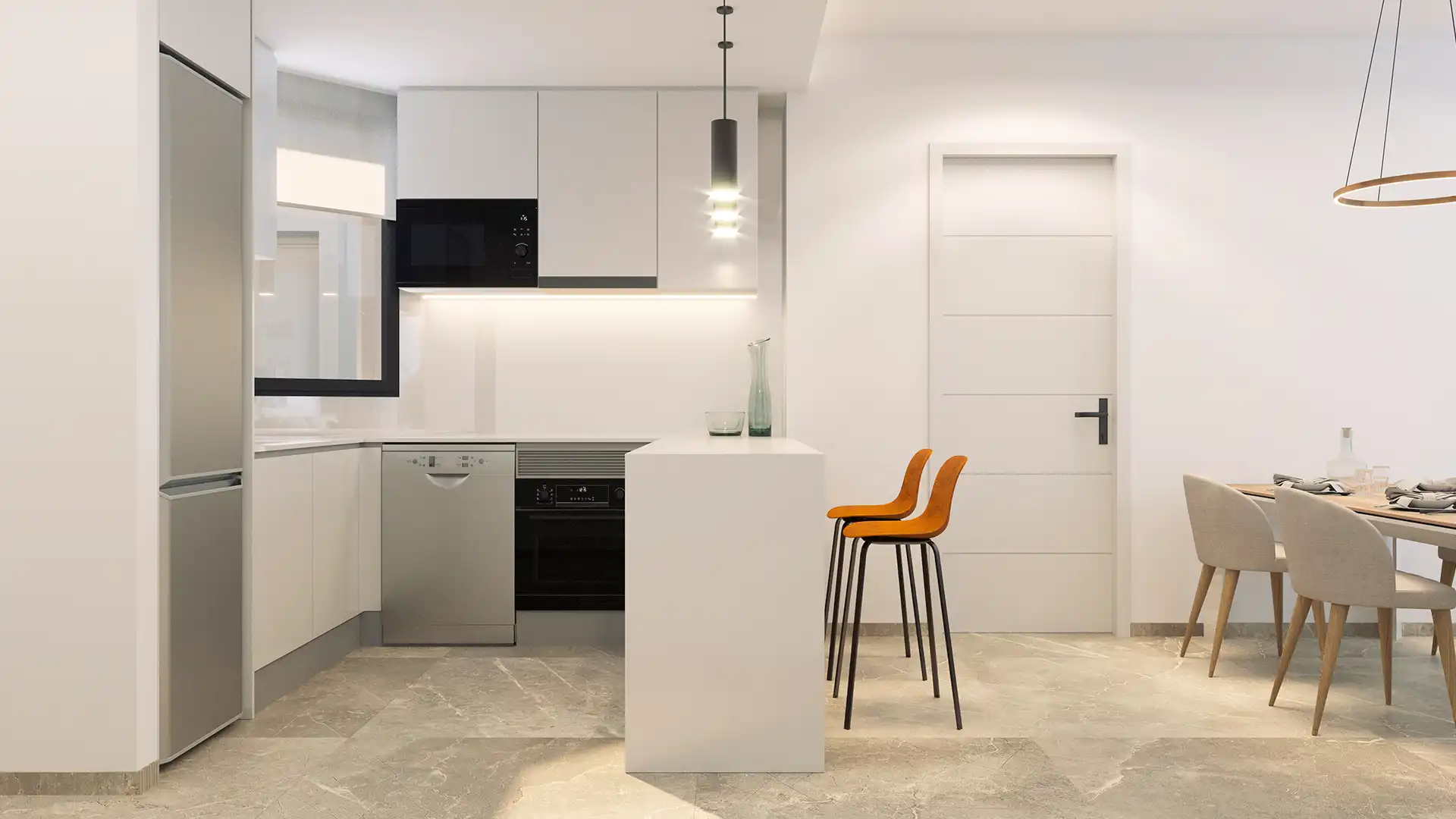 Kitchen of Flat for sale in Torrevieja  with Air Conditioner, Heating and Private garden