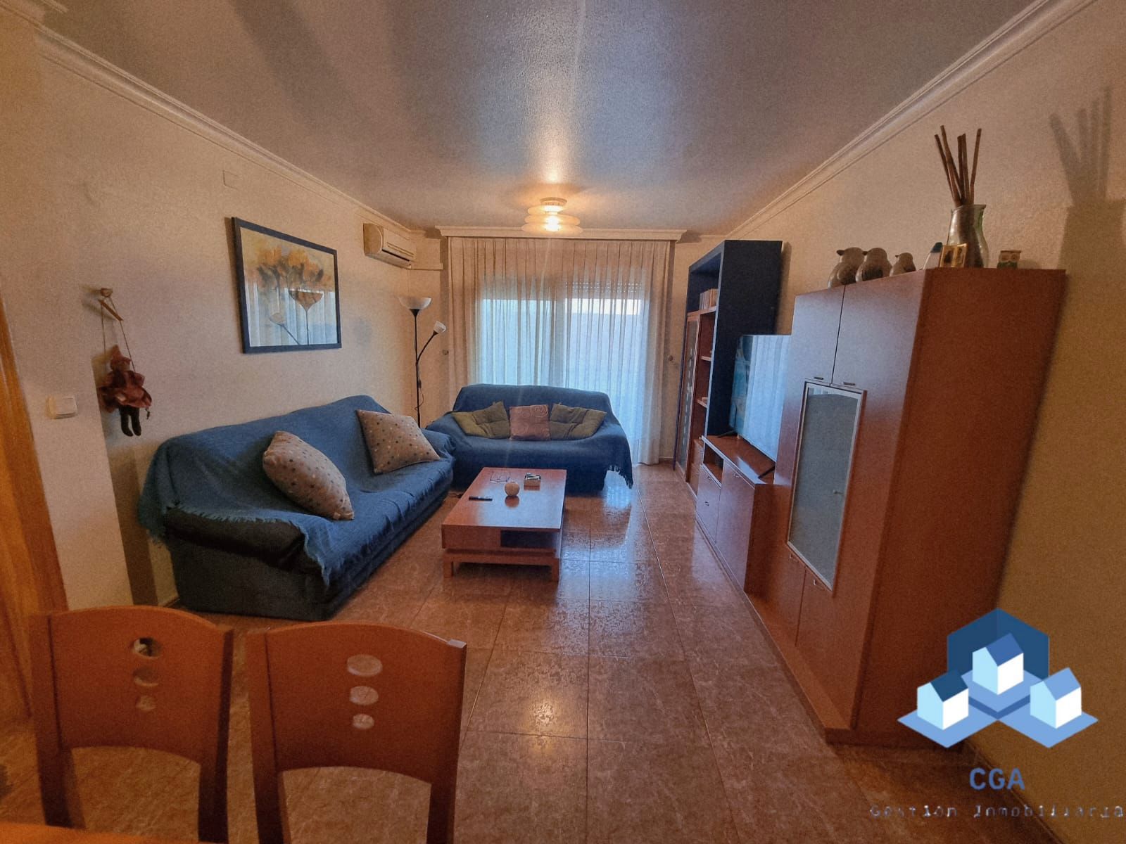 Living room of Flat for sale in Lorca  with Air Conditioner, Storage room and Furnished