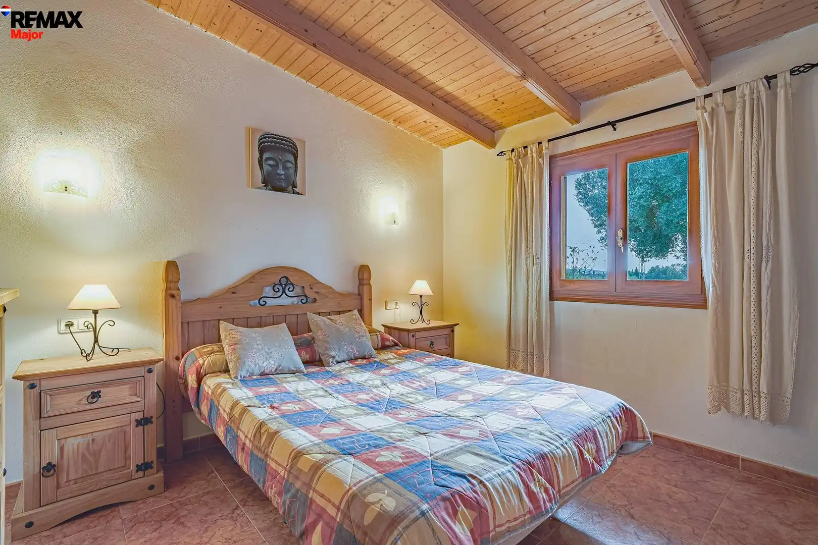 Schlafzimmer von Country house zum Verkauf in Inca mit Klimaanlage, Privatgarten und Schwimmbad