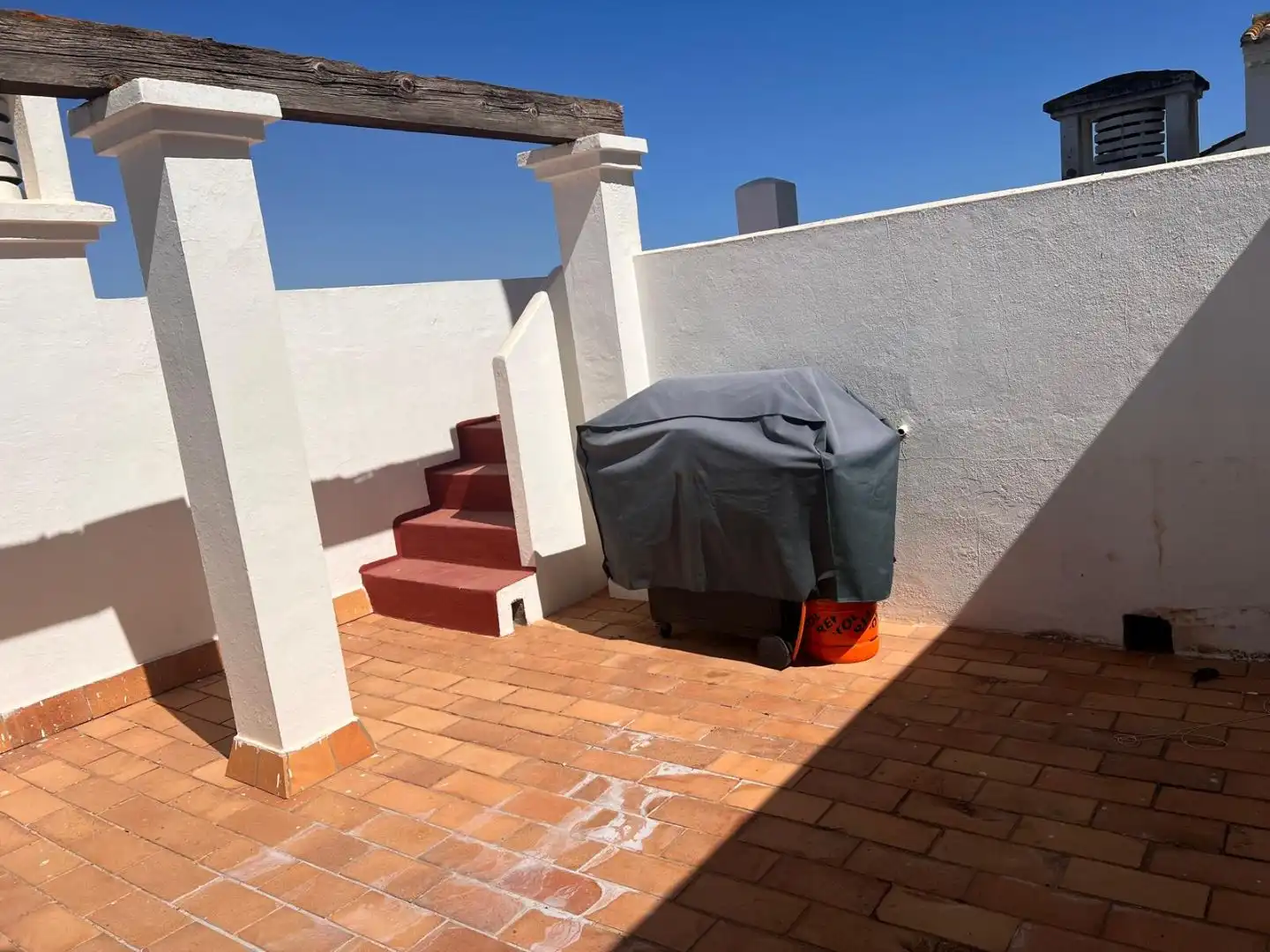 Terrasse von Wohnung zur Miete in Manilva mit Terrasse, Möbliert und Waschmaschine