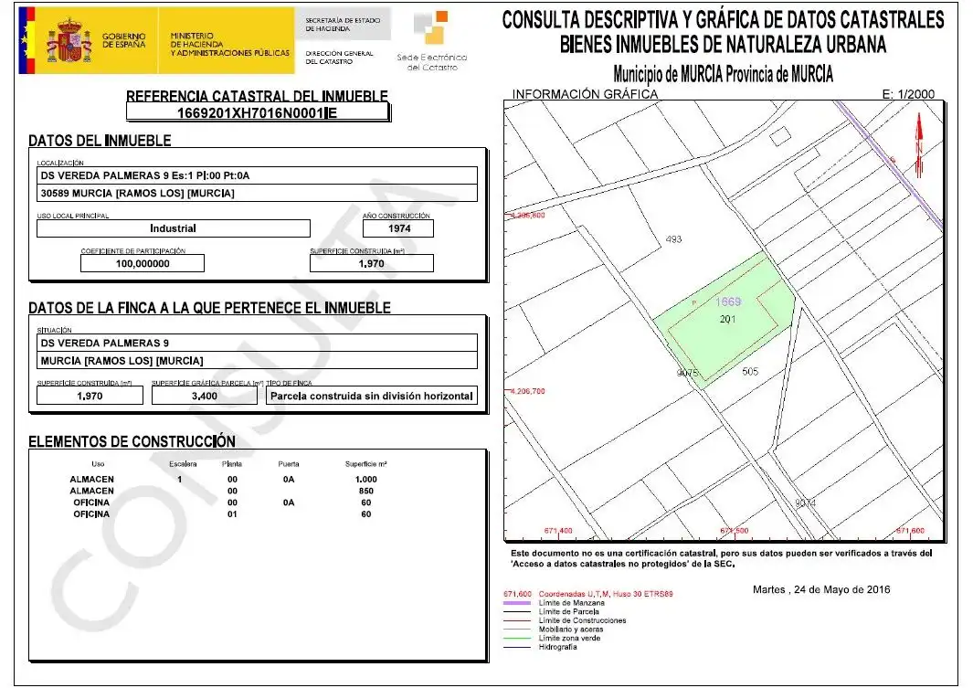 Nave industrial en venta en Calle Vereda de las Palmeras, imagen 19