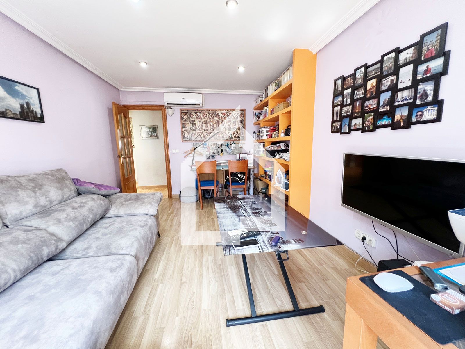 Living room of Flat for sale in San Vicente del Raspeig / Sant Vicent del Raspeig  with Air Conditioner and Balcony