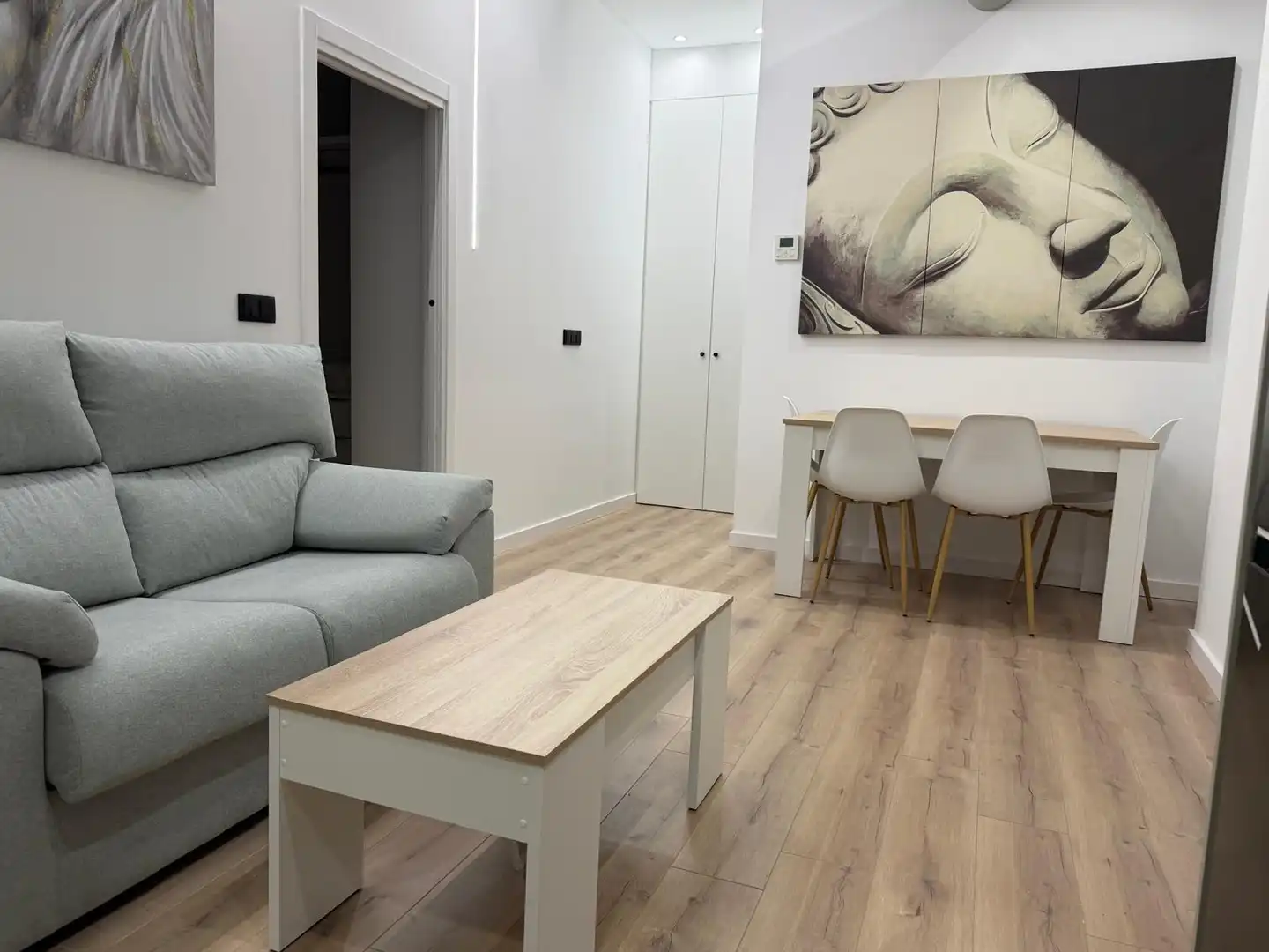 Wohnzimmer von Wohnungen zum Verkauf in Murcia mit Klimaanlage, Heizung und Parkett