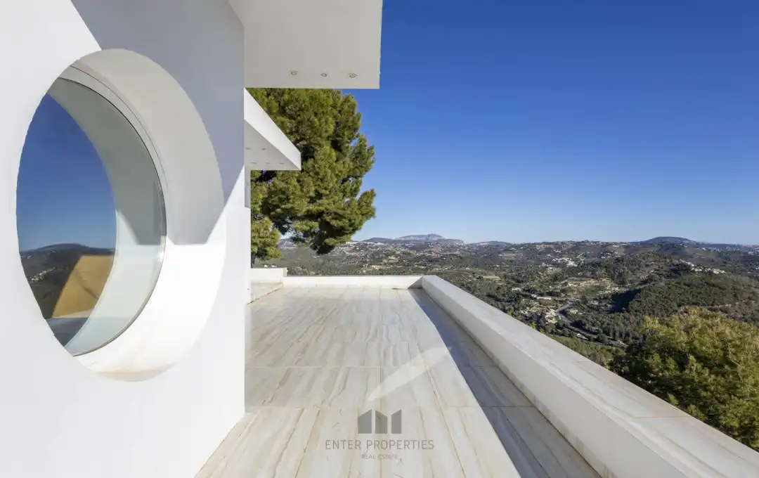 Terrace of Flat for rent in Calpe / Calp  with Air Conditioner, Heating and Terrace