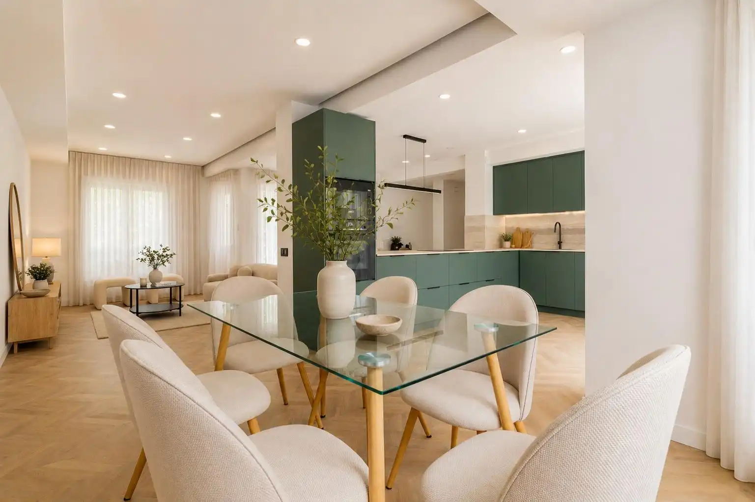 Comedor de Apartamento en venta en Madrid con Jardín privado y Terraza