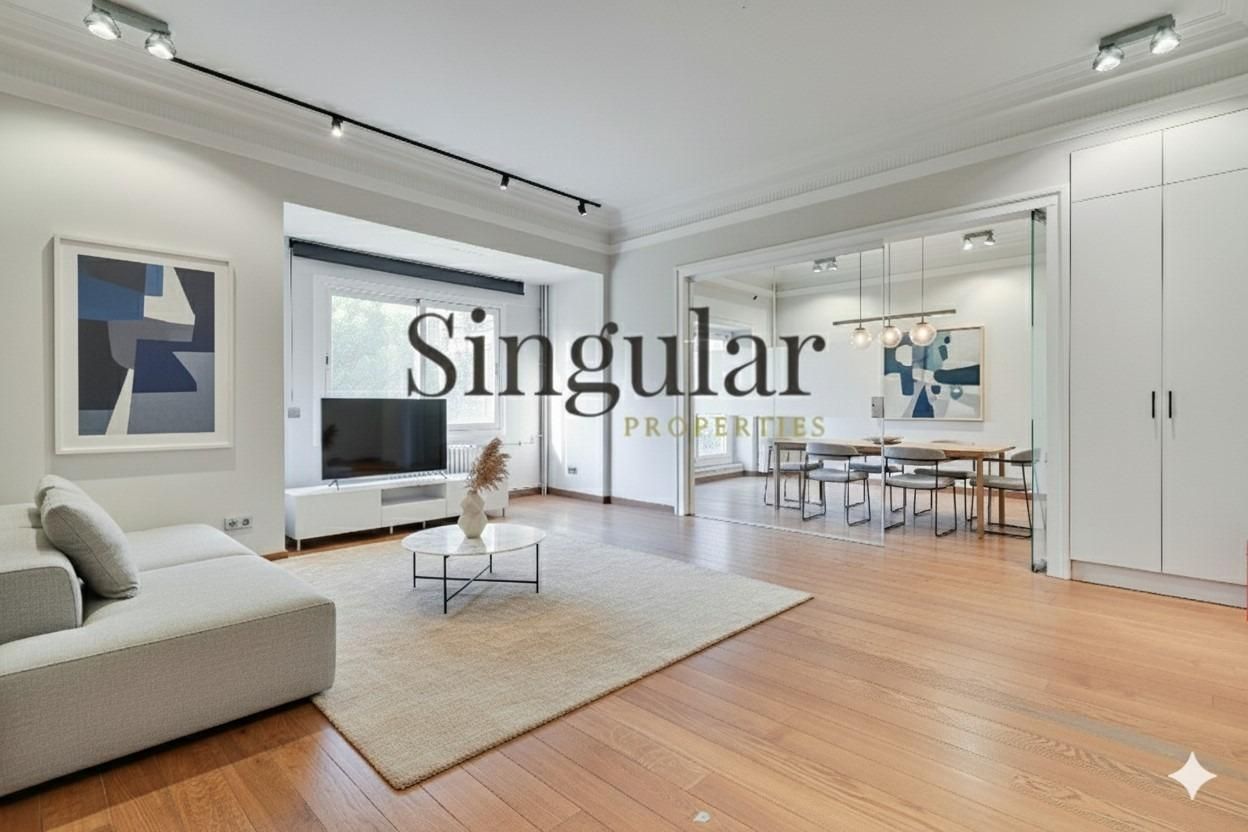 Living room of Flat for sale in  Barcelona Capital  with Heating