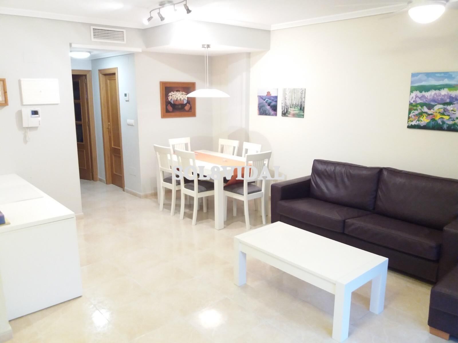 Living room of House or chalet to rent in Orihuela  with Air Conditioner, Balcony and Community pool