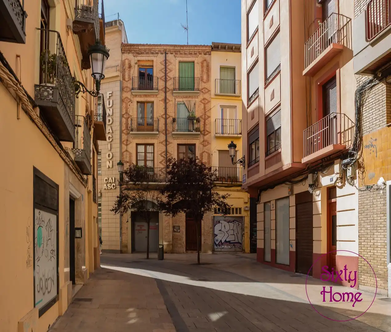 Vista exterior de Piso en venta en Zaragoza con Calefacción, Amueblado y Balcón